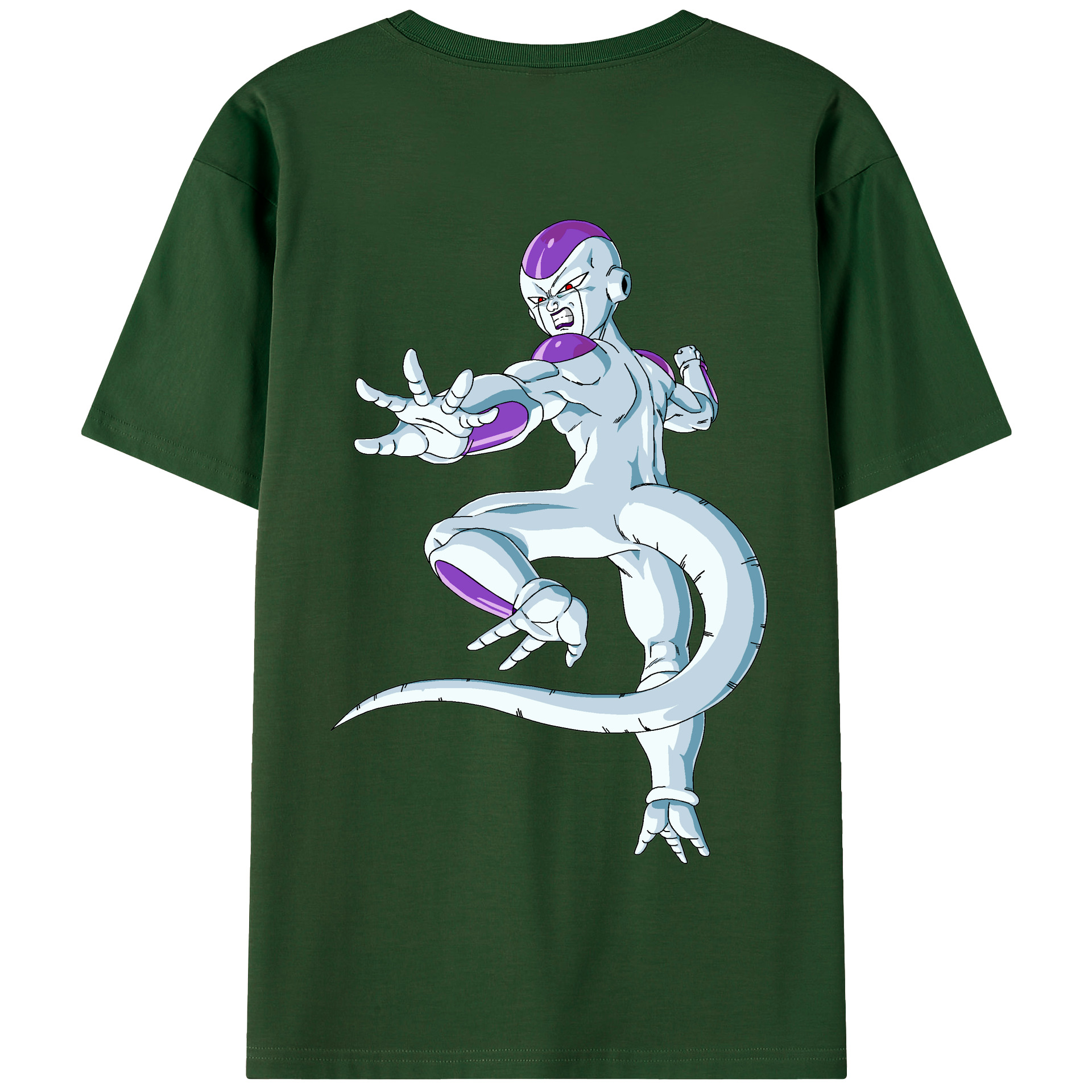 （画像用） ドラゴンボール フリーザ DRAGON BALL Frieza 綿100％半袖Tシャツ（背面プリント）